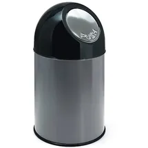 V-Part Push-Mülleimer 30 l edelstahl