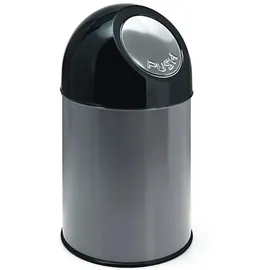 V-Part Push-Mülleimer 30 l edelstahl