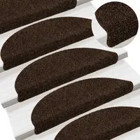 vidaXL Stufenmatte 56 x 17 cm Braun