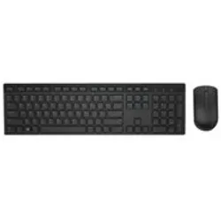 Dell K M636 Tastatur Maus Set USB QWERTZ drahtlos Schwarz