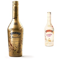 Baileys Chocolat Luxe Likör | Limitierte Edition | Original Irish Whiskey- Rezept mit neuem Geschmack | 17% vol | 500ml & Baileys Birthday Cake | Original Irish Whiskey Cream Likör | 17% vol | 700ml