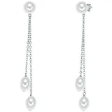 VALERO PEARLS Ohrhänger VP844 silber 925 66,3mm