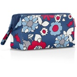 Reisenthel travelcosmetic - Starke robuste und praktische Reisekosmetiktasche, Handschlaufe, wasserabweisendes Material, Couleur:Florist Indigo