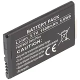 AccuCell Akku passend für Motorola Defy Plus Akku HF5X mit 3,7V und 1500mAh