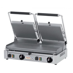 Doppelt gerippter glatter Elektrogrill GRDL