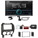 Kenwood DPX-7300DAB Bluetooth DAB CD USB Einbauset für Mazda 2 2008-2014