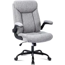 luxuskollektion Ergonomischer Bürostuhl Stoff Grau