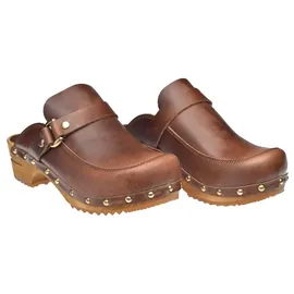 Sanita Wood-Lillen Open Clog Brown Gr.35 | 35