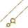 trendor Feine Singapur-Kette Gold 333