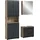 xonox.home Badmöbel-Set Nox Oak 3-tlg. Braun