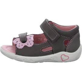 Ricosta PEPINO Ricosta Mädchen Sandalen Silvi,Kinderschuhe,WMS:Mittel,Sandaletten,Klettverschluss,Kids,Kinderschuhe,Graphit (450),23 EU