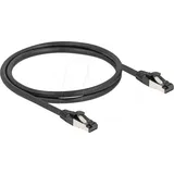 DeLock 80571 RJ45 Netzwerkkabel, Patchkabel CAT 8.1 S/FTP Schwarz