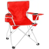 BRUNNER Kinder Stuhl Action Kids Camping Klappstuhl Strand Faltbar Stahl 60 kg Farbe: Rot