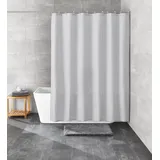 KLEINE WOLKE Duschvorhang Sanna 120 x 200 cm grau