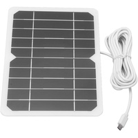Fyearfly DIY-Solarladegerät, Micro-USB-Ausgang, 5 W, 5 V, Solarpanel, DIY-Solarladegerät, Polysilizium-Handy-Ladegerät