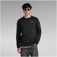 G-Star Longsleeve, mit Reißverschlusstasche am Arm G-STAR dk black