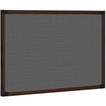 vidaXL Ausziehbarer Insektenschutz für Fenster 143 x 50 cm Braun