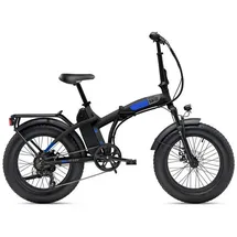 Velomarche MBM Elektro-Kompaktfahrrad / Faltrad N-VER FOLDING 9.2. 20 Zoll, black-blue
