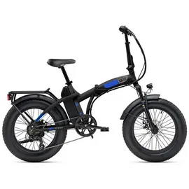 Velomarche MBM Elektro-Kompaktfahrrad / Faltrad N-VER FOLDING 9.2. 20 Zoll, black-blue