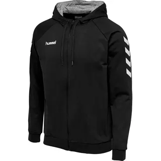 hummel GO Baumwoll Kapuzenjacke Herren black S
