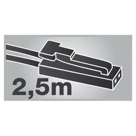 L&S LED Aufbauleuchte 2 Kunststoff 0,5 cm inkl. Leuchtmittel grau