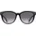 Mcqueen Alexander McQueen AM0387SK Damen-Sonnenbrille Vollrand Panto Kunststoff-Gestell, schwarz