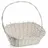 Kadax Weidenkorb Geschenkkorb Flaschenkorb  Groß 40 x 30 x 20 cm weiß