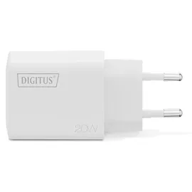 Digitus USB Charger 1x USB-C 1x USB-A Weiß