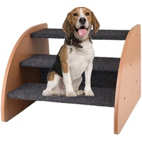 MaxxPet Hundetreppe - Hundetreppe Kleine Hunde - für Bett oder Sofa - Hundetreppe Autor - Kofferraumrampe für Haustiere robust - Katzentreppe - Kofferraumrampe für Haustiere robust - 42x39x30 cm