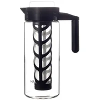 Hanseküche Kaltbrühkaffeebereiter aus Glas 1,2 L, mit verbessertem Filter,