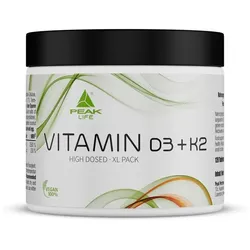 Peak - Vitamin D3 + K2 - 120 Tabletten