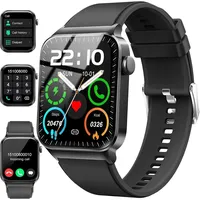 Donerton Smartwatch für Herren Damen, 4.7 cm Smartwatch (Annehmen/Telefonieren), IP68 Wasserdicht