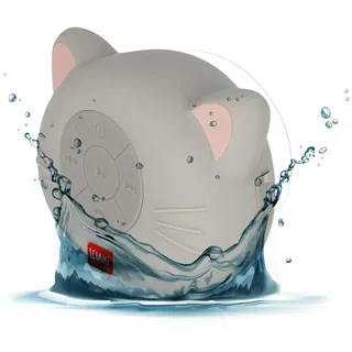 Legami - wasserdichte kabellose Freisprecheinrichtung und Lautsprecher, Kitty-Motiv, kabellose Freisprecheinrichtung, kompatibel mit Allen Geräten mit Wireless-Technologie, USB-Kabel im Lieferumfang