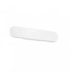 Echo ap d60, Wandleuchte aus weißem Metall, Ideal Lux