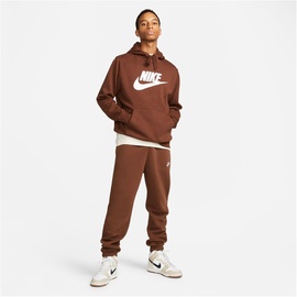 Nike Sportswear Club Fleece Hoodie Herren - braun/weiß XL