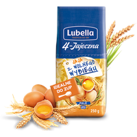 ( EUR 4.29/1kg)  Lubella 4 EIER-Nudeln Wellen Fale 4 Jajeczny 250g