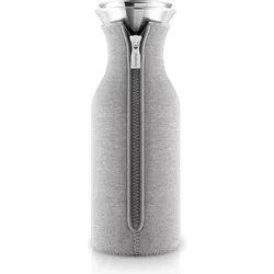 Eva Solo Kühlschrankkaraffe hellgrau Strickware Neopren