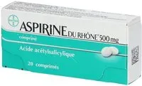Aspirine du Rhône 500 mg Comprimé(S) 20 pc(s)