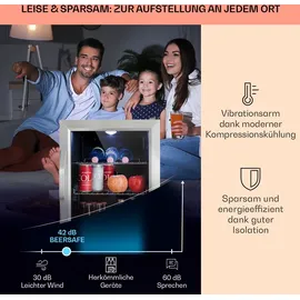 Klarstein Beersafe M Getränkekühlschrank (33 l, 540 mm hoch, Edelstahl)