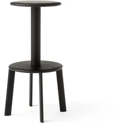 &Tradition - Massif AV40 Barhocker, Eiche dunkel gebeizt / warm black