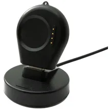 system-s USB 2.0 Kabel 100 cm Ladestation für Oppo Watch 4 3 2 abnehmbar Adapter in Schwarz