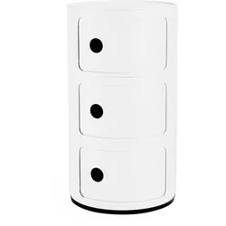 Kartell Componibili Recycled 3 Elemente Container weiß