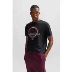BOSS für Herren. 50506372 Saison-T-Shirt schwarz (XS), Lässig, Baumwolle, Kurzarm