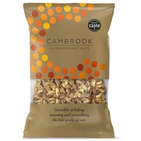 C Cambrook Extraordinary Nuts - Hickory Rauch gewürzte Mandeln & Cashewkerne 1 kg Beutel - Nüsse in Premiumqualität, glutenfrei, vegan