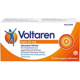 GlaxoSmithKline Voltaren Dolo 25 mg überzogene Tabletten 10 St.