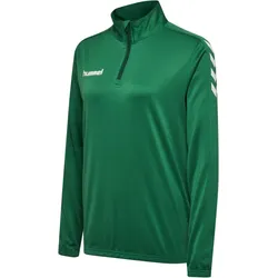 hummel Core Poly 1/2-Zip Sweatshirt Damen evergreen S