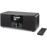 Kathrein DAB+ link S12 schwarz stereo Internet Radio Internetradio DAB/UKW WLAN LAN - Schwarz