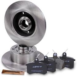 Bestprice Bremsscheibe + Bremsbeläge Hinterachse VOLL für Audi