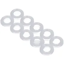 gistuch 10 Stück Soda-Maschinen-Adapter-Unterlegscheiben, CO2-Schnellkonverter-Dichtungen, Silikon-O-Ringe für Soda-Maker-Schlauch,