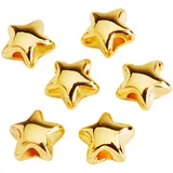 Rayher Bastelperlen Stern 6 Stück Gold